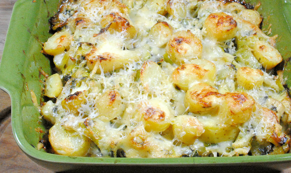 Leek And Potato Bake | Recipe | Cuisine Fiend